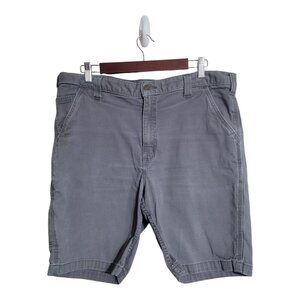 Carhartt Shorts Men 38 Gray Relaxed Fit Carpenter Gorpcore Workwear Utility Y2K